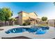 Inviting kidney-shaped pool in the backyard at 16442 N 59Th Pl, Scottsdale, AZ 85254