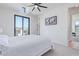 Spacious bedroom with access to a private balcony at 3901 E Sagebrush St, Gilbert, AZ 85296