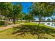 Relaxing lakeside walkway with a bench for enjoying the scenery at 3901 E Sagebrush St, Gilbert, AZ 85296