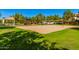 Sand volleyball court and playground visible from across the park at 3901 E Sagebrush St, Gilbert, AZ 85296