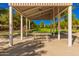 Covered picnic area with tables and benches, perfect for outdoor gatherings at 3901 E Sagebrush St, Gilbert, AZ 85296