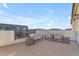 Private rooftop deck with seating area and city views at 3901 E Sagebrush St, Gilbert, AZ 85296