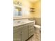 Clean bathroom with single sink vanity and tile floors at 6908 E Windsor Ave, Scottsdale, AZ 85257