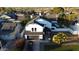 Aerial view of a house with a pool in a residential neighborhood at 8050 E Tuckey Ln, Scottsdale, AZ 85250