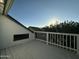 Private deck with white railing and view of neighborhood at 8050 E Tuckey Ln, Scottsdale, AZ 85250