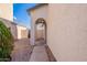 Side view of house showing pathway and landscaping at 7313 N 69Th Ave, Glendale, AZ 85303