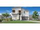 Two-story modern home with gray garage and landscaped yard at 3247 W Garnet St, San Tan Valley, AZ 85144