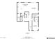 One-story home floor plan featuring a kitchen, living room, and bedroom at 2091 W Garland Dr, San Tan Valley, AZ 85144