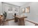 Well-lit office with a modern desk and stylish decor at 32962 N 131St Dr, Peoria, AZ 85383