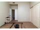 Bedroom with closet and an open doorway, complete with wall detailing, and carpeted floor at 3650 N Barron --, Mesa, AZ 85207