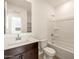 Bathroom with single vanity and bathtub at 9109 N 173Rd Ln, Waddell, AZ 85355