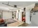 Garage with built-in cabinets and extra storage at 13428 N Hawthorn Dr, Sun City, AZ 85351