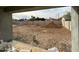 Unlandscaped backyard with block wall and space for customization at 11474 N 79Th Dr, Peoria, AZ 85345