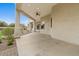 Exterior view of a covered patio offering a relaxing outdoor space at 2121 N Orchard --, Mesa, AZ 85213