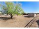 Large backyard with desert landscaping and a tree at 35852 N 10Th St, Phoenix, AZ 85086