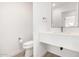 Clean and contemporary bathroom with floating vanity and modern fixtures at 35852 N 10Th St, Phoenix, AZ 85086