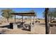 Community picnic area with gazebo and tables at 40160 W Mary Lou Dr, Maricopa, AZ 85138