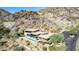 Aerial view of home, pool, and hillside location at 4060 E Lamar Rd, Paradise Valley, AZ 85253