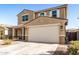 Charming two-story home with a well-maintained front yard and a two-car garage at 4488 W Charlie Dr, San Tan Valley, AZ 85144