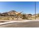 Community park featuring shade structures, walking paths, and mountain views at 4488 W Charlie Dr, San Tan Valley, AZ 85144