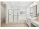 Modern bathroom featuring a walk-in shower and soaking tub at 634 E Deer Creek Rd, Phoenix, AZ 85048