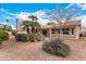 Backyard with gravel landscaping and desert plants at 9510 E Jadecrest Dr, Sun Lakes, AZ 85248