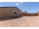 Expansive backyard featuring desert landscaping, a block wall for privacy and the home's rear elevation at 18544 E Dario Rd, Gold Canyon, AZ 85118