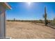 Picture of backyard with various cacti in the desert landscape, under a bright blue sky at 41735 N 260Th Ave, Morristown, AZ 85342