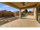 Covered patio overlooking the pool at 8549 W El Caminito Dr, Peoria, AZ 85345