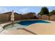 Relaxing kidney shaped pool at 8549 W El Caminito Dr, Peoria, AZ 85345