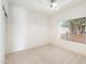 A bright bedroom with a ceiling fan and great natural light at 11260 N 92Nd St # 1080, Scottsdale, AZ 85260