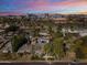 Aerial view of a house and neighborhood, showcasing the property's location and surroundings at 14 E 14Th St, Tempe, AZ 85281