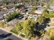 Aerial view of a home with a pool in a residential area at 14 E 14Th St, Tempe, AZ 85281