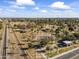 Aerial view of park with playground, showing surrounding neighborhood at 14 E 14Th St, Tempe, AZ 85281