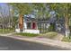 Gray house with red door, landscaping, and driveway at 14 E 14Th St, Tempe, AZ 85281