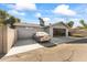 Attached garage with parking space and backyard view at 14 E 14Th St, Tempe, AZ 85281