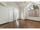 Living room with hardwood floors and two doors at 18608 N 4Th Ave, Phoenix, AZ 85027