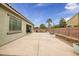 Spacious backyard with extended patio and built-in BBQ at 2749 E Pearl St, Mesa, AZ 85213