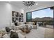 Light and airy living room with stunning mountain views at 4748 E White Dr, Paradise Valley, AZ 85253