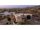 Aerial view of luxury home with mountain views at 8540 E Mcdowell Rd # 121, Mesa, AZ 85207