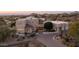 Luxury home with a circular driveway, aerial view at 8540 E Mcdowell Rd # 121, Mesa, AZ 85207