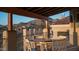 Balcony with mountain views and outdoor seating at 8540 E Mcdowell Rd # 121, Mesa, AZ 85207