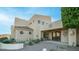 Front entry with a fountain and desert landscaping at 8540 E Mcdowell Rd # 121, Mesa, AZ 85207