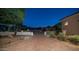 Landscaped front yard with a brick pathway leading to the house entrance at 8540 E Mcdowell Rd # 121, Mesa, AZ 85207