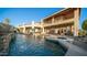 Resort-style pool and spa with expansive backyard views at 8540 E Mcdowell Rd # 121, Mesa, AZ 85207