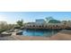 Inviting pool and spa with a waterfall feature at 8540 E Mcdowell Rd # 121, Mesa, AZ 85207