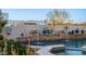 Stunning pool and multiple water features create an oasis at 8540 E Mcdowell Rd # 121, Mesa, AZ 85207