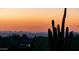 Scenic sunset view with city skyline at 8540 E Mcdowell Rd # 121, Mesa, AZ 85207