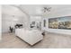 Open living room with hardwood floors, sectional sofa, and adjacent kitchen at 32427 N 71St Way, Scottsdale, AZ 85266