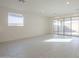 Bright living room with sliding glass doors leading to backyard at 12028 N Luckenbach St, Surprise, AZ 85388